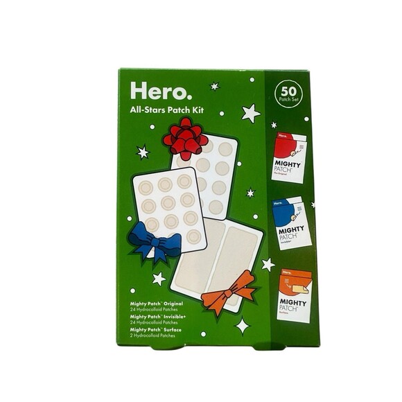 Mighty Patch Hero All-Stars Patch Kit 50 patch set Original Invisible+ & Surface - Picture 1 of 2